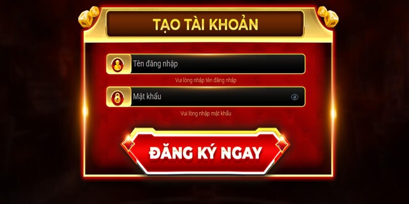 Nhập đúng thông tin theo yêu cầu hiển thị ra