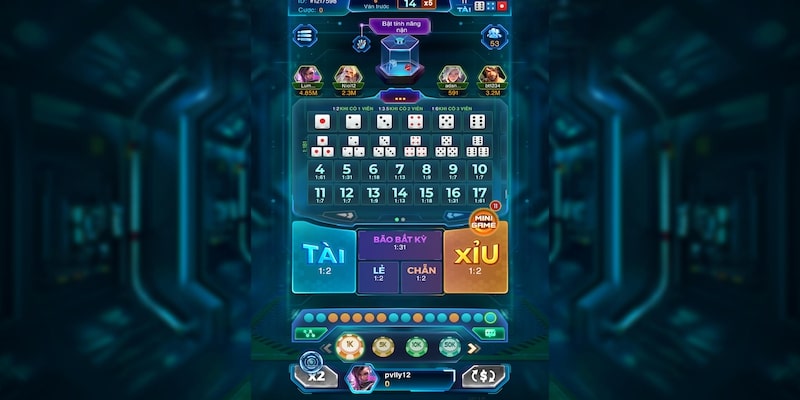 Các thông tin cơ bản của game Tài Xỉu
